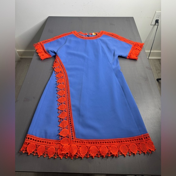 Tory Burch Marissa Lace Trim Crochet Dress - Picture 3 of 9